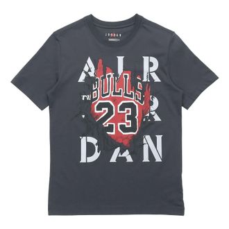 Nike Jordan Air Jordan Mens Sportswear Logo Printed Short Sleeved Black DD5260-060