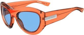 Dsquared2 Plastic Zonnebril - Heren - Zonnebrillen - Oranje - 59 MM - Accessoires