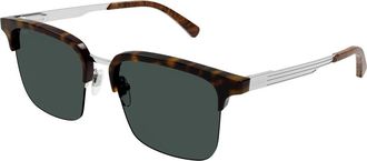 Gucci Zonnebrillen - Heren - Zonnebrillen - Bruin - 53 MM - Accessoires