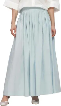 Object Object, Rokken, Dames, Blauw, XL, Paige HW Skirt