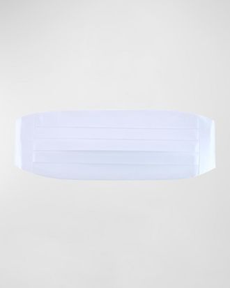 Trafalgar Store Men & apos;s Sutton Pleated Satin Cummerbund