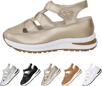 Generic Gladiator Sandals for Women Closed Toe Sandals for Women Extra Wide Fit Platform Sandal Chunky Fisherman Sandal Soft Sole Non-Slip Summer Sports Shoes