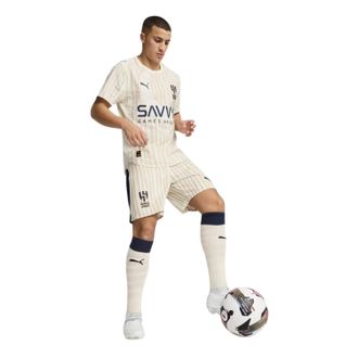 Puma Al Hilal SFC-keepersbroek voor heren, seizoen 2025/2026 (Alpenwit)