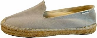 Soludos Womens Smoking Slipper In Grey