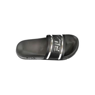 Fila Slide Sandalen met Zilveren Rand