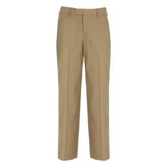 Pantaloni Torino Broeken, Dames, Bruin, S, Katoen, Cropped Broeken