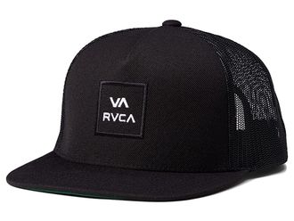 Rvca Va All The Way Trucker Mens Caps Black/White, Polyester