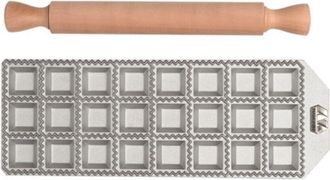 Marcato Raviolatrice Tavola Tavoletta Per 24 Ravioli Quadrati da 35 mm con Mattarello