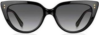 Kate Spade New York alijah 53mm gradient cat eye sunglasses in Black at Nordstrom Rack