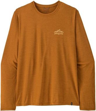 Patagonia L/S Cap Cool Daily Shirt Cloud Crag Funktionsshirt f&uuml;r Herren | braun