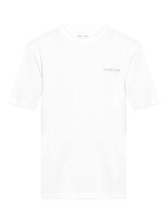 Sams&oslash;e & Sams&oslash;e T-shirt met grafische print - Wit