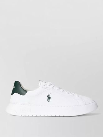 Ralph Lauren leather sneakers logo detail chunky sole