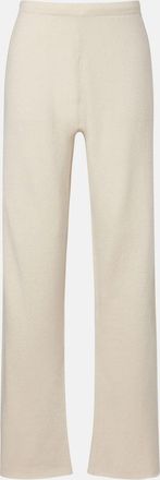 Extreme Cashmere N&deg;320 Rush cashmere-blend straight pants