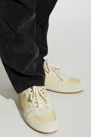 Isabel Marant Senny Low Sports Shoes, Womens, Beige