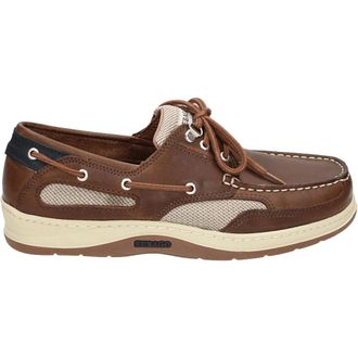 Sebago Bruin leren casual bootschoenen - Heren - Bootschoenen - Bruin - 41 1/2 EU - Leer - Schoenen