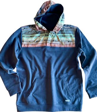 StS Ranchwear Mens Ryland Hoodie In Navy Serape