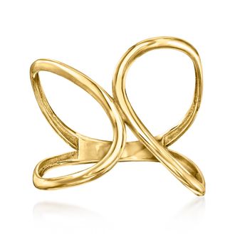 Canaria Canaria 10kt Yellow Gold Freeform Geometric Ring
