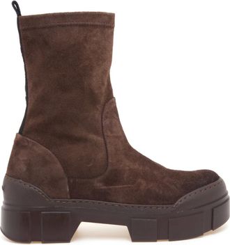 Vic Mati&eacute; Iconico Tronchetto - female - Vic Mati&eacute; - Ankle Boots - Brown - 8 UK - Shoes