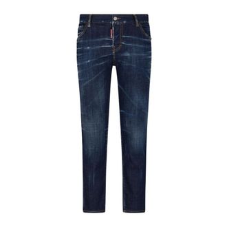 Dsquared2 Slim Cut Indigo Blue Jeans - Dames - Slim Fit Jeans - Blauw - 3XS - Katoen - Jeans