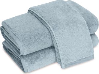 Matouk Milagro Bath Collection in Hazy Blue at Nordstrom, Size Hand Towel