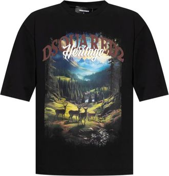 Dsquared2 T-shirt Canada - Nero