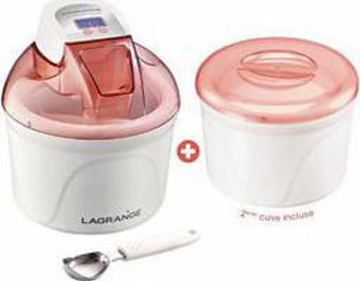 Lagrange M&aacute;quina De Helados Lagrange Pomelo Doble Cubeta 1.5 L 12 W