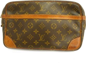 Louis Vuitton Brown Clutch Bag (Pre-Owned)