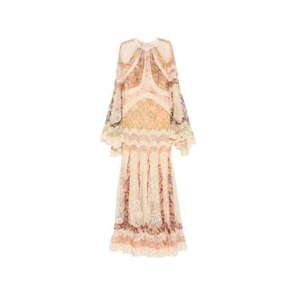 Zimmermann Vestido Valiant con Paneles - Dresses - Mujer - Beige - S
