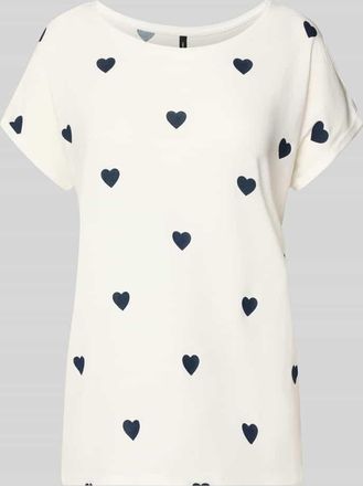 Vero Moda Relaxed Fit T-Shirt aus Lyocell-Mix Modell AVA in Weiss, Gr&ouml;&szlig;e XL