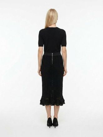 Dolce & Gabbana Womens Black Virgin Wool Casual Dress