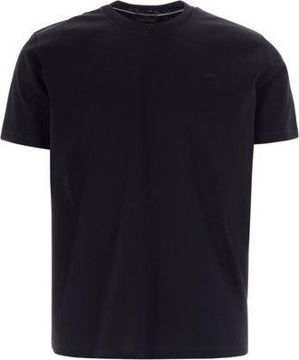 Paul & Shark Black Solid Crew Neck T-Shirt