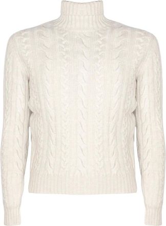 Fedeli Maglione a collo alto - - Knitwear - Uomo - Beige - M