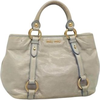 Miu Miu Pre-owned borse di pelle - - Pre-owned - Donna - Blu - ONE SIZE