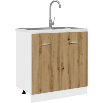 vidaXL Mobile Sottolavello Lyon Artigianale 80x46x81,5 cm - Vidaxl