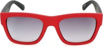 Guess Ladies Red Geometric Sunglasses GG2106