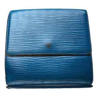 Louis Vuitton Portafoglio in pelle Pre-owned - - Pre-owned - Donna - Blu - ONE SIZE