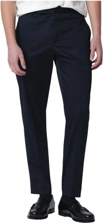 Pantaloni Torino Logo Broeken - Heren - Chinos - Blauw - S - Katoen - Broeken