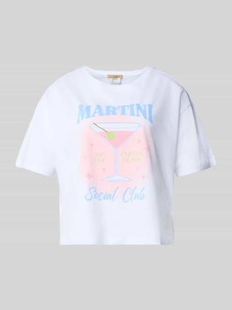 Smith & Soul T-Shirt mit Motiv- und Statement-Print in Weiss, Gr&ouml;&szlig;e XXL