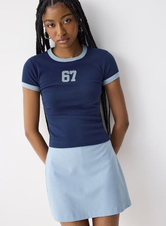 Twik Womens Straight dressy miniskirt