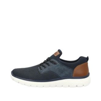 Rieker Sneakers - Heren - Schoenen - Blauw - Maat: 42 EU Leer