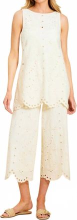 Mestiza New York Oceane Pants In Ivory
