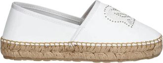Love Moschino Espadrilles - Dames - Espadrilles - Wit - 41 EU - Leer - Schoenen