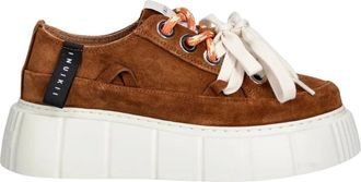 INUIKII Matilda Su&egrave;de Sneaker - Dames - Sneakers - Bruin - 39 EU - Su&egrave;de - Schoenen