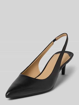 Lauren Ralph Lauren Pumps aus Leder mit Pfennigabsatz Modell LOLAH II in Black, Gr&ouml;&szlig;e 36,5
