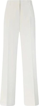 Simona Corsellini Slim Fit Broeken - Dames - Wijde Broeken - Beige - M - Broeken