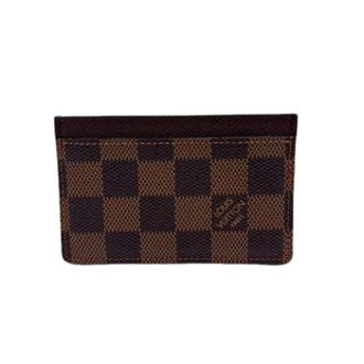 Louis Vuitton Pre-owned Card Case - Heren - Pre-owned - Bruin - Maat: ONE Size Leer