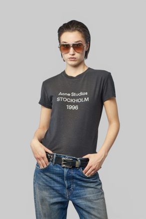 Acne Studios Fitted Logo T-Shirt