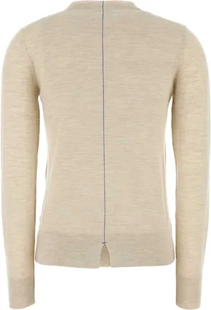 Burberry Womens Wool Cardigan Beige