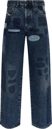 Diesel 2001 D-Macro-S10 Jeans - Heren - Regular Fit Jeans - Blauw - W31 L32 - Katoen - Jeans