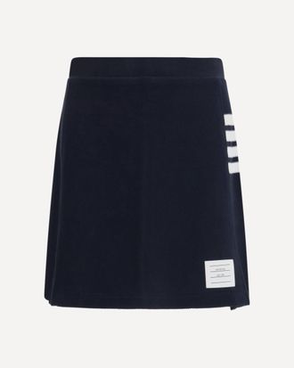 Thom Browne 4-bar piqu&eacute; mini Skirt Female 38